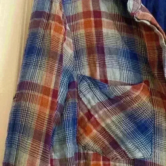 Cloth & Stone Plaid Button Up - Picture 4 of 5
